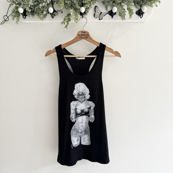 Sturgis 82nd Motorcycle Rally Marilyn Monroe Pinup Girl Graphic Tank XL T.S - Picture 1 of 4